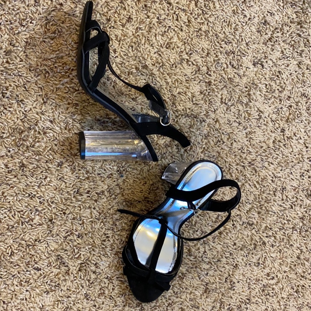 Black high heels